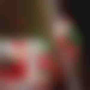 Babbo Natale che si arrampica sulla scala | LADDERSANTA