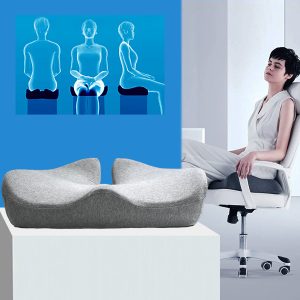 Cuscino ergonomico per seduta in memory foam - 45x35x7 cm | MAXICOMFORT